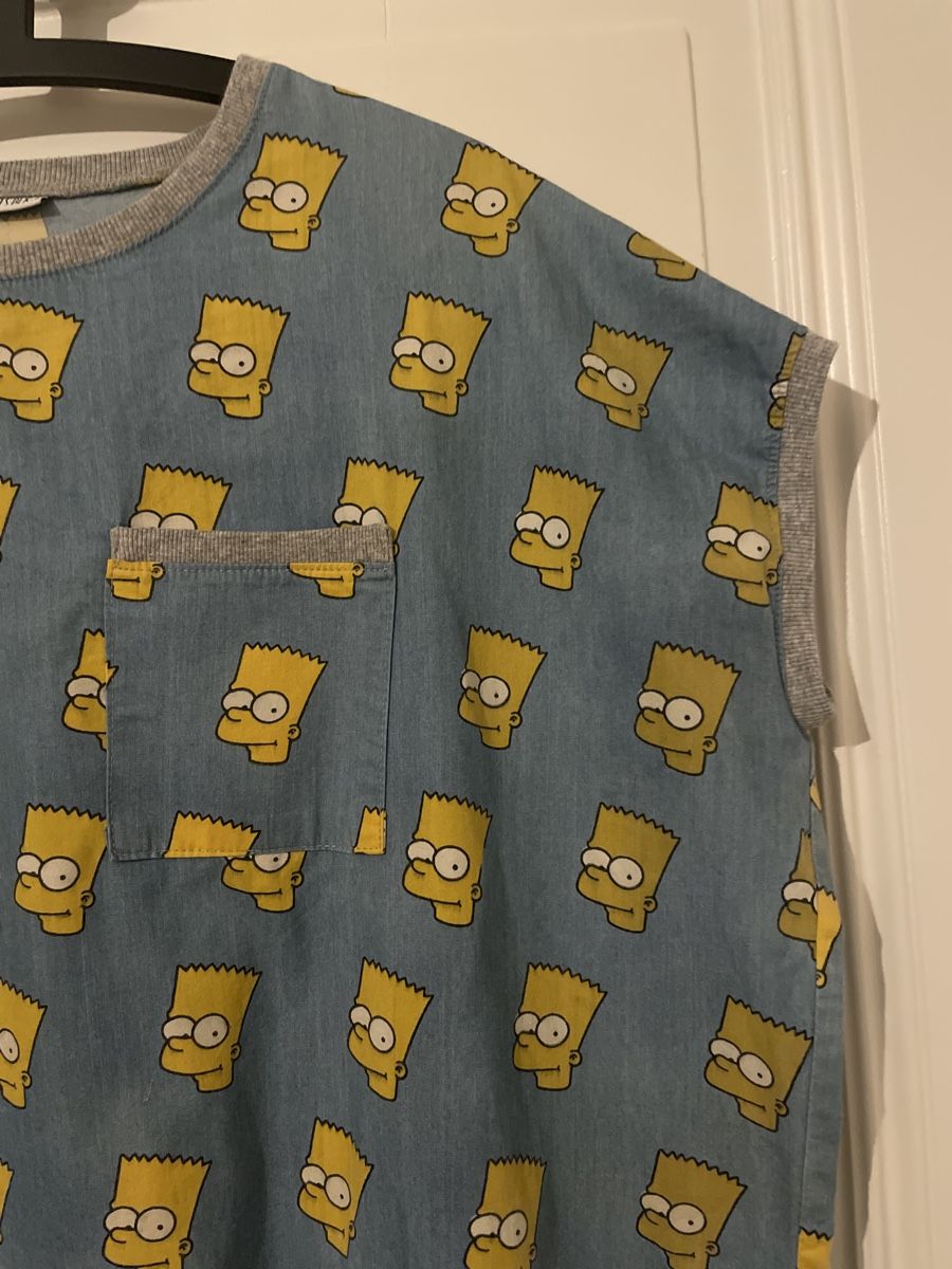 Tuniken: Kanishka Bart Simpson Denim Dress Gr. M – Gebraucht aus Basel von Blumi_13 1