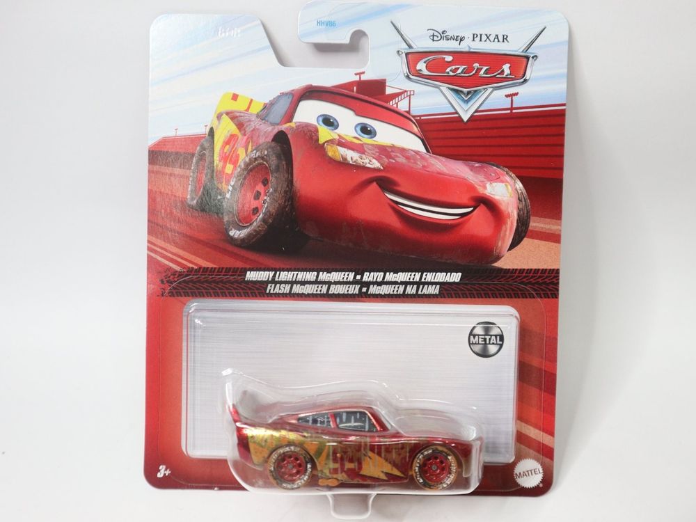 Cars Mini Racers Saetta McQueen Fango | Auto Die-Cast 1:55 Giocattolo Collezione