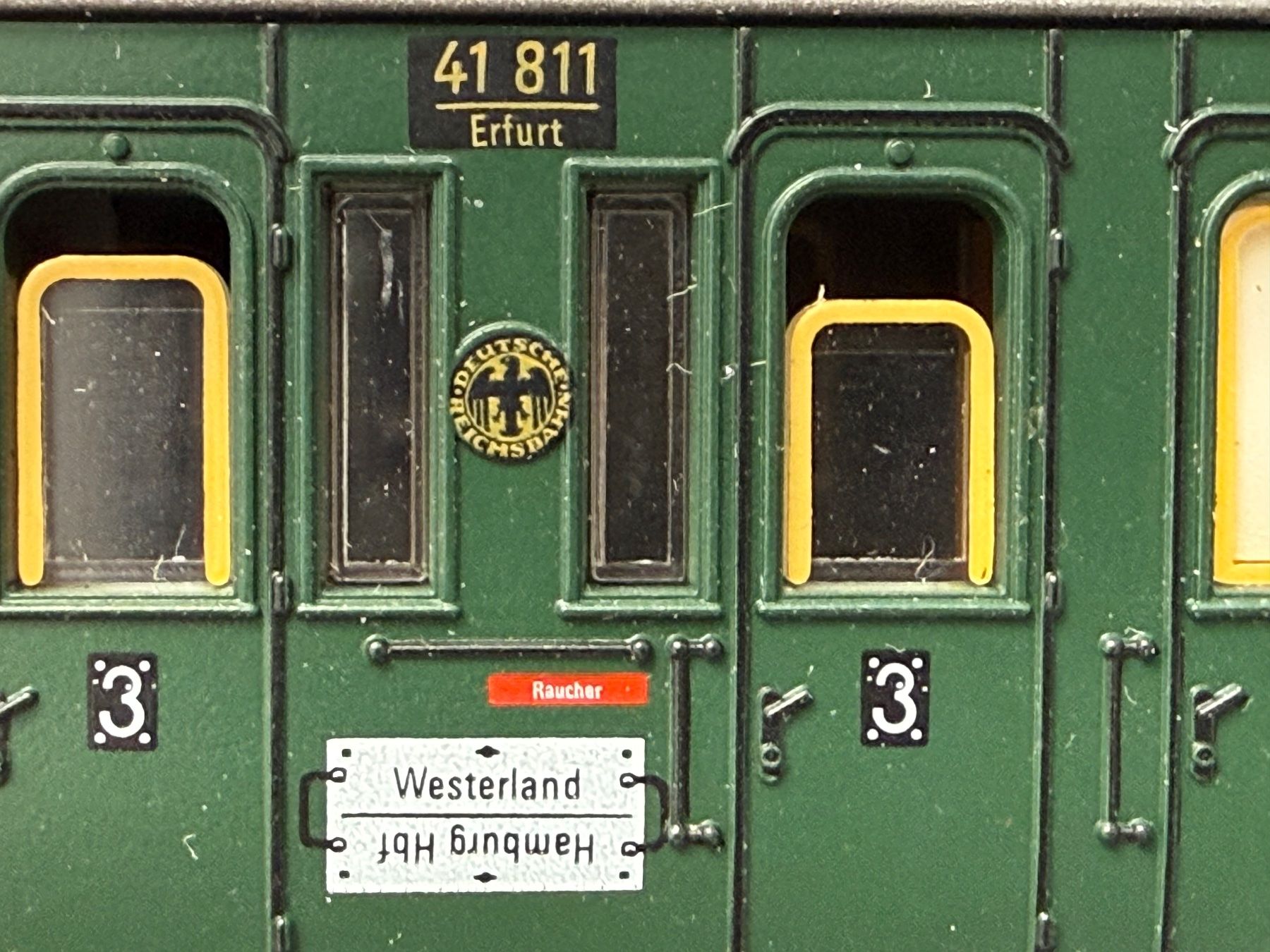 Fleischmann Modellini di ferrovie: FLM 5087 DRG Abteil Personenwagen 3.Kl. / DC HO – Usato da Jonschwil venduto da sutfra12 6
