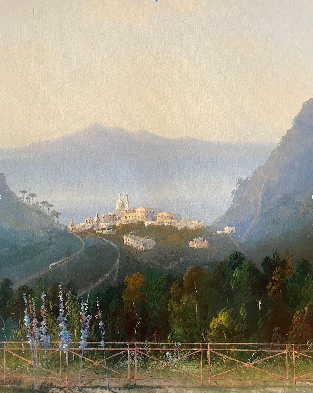 Dipinti: AUGUSTO CORELLI 1853/1918 GOUACHE DES ENVIRONS DE NAPLES – Usato da Genève venduto da aic_p8ld 1