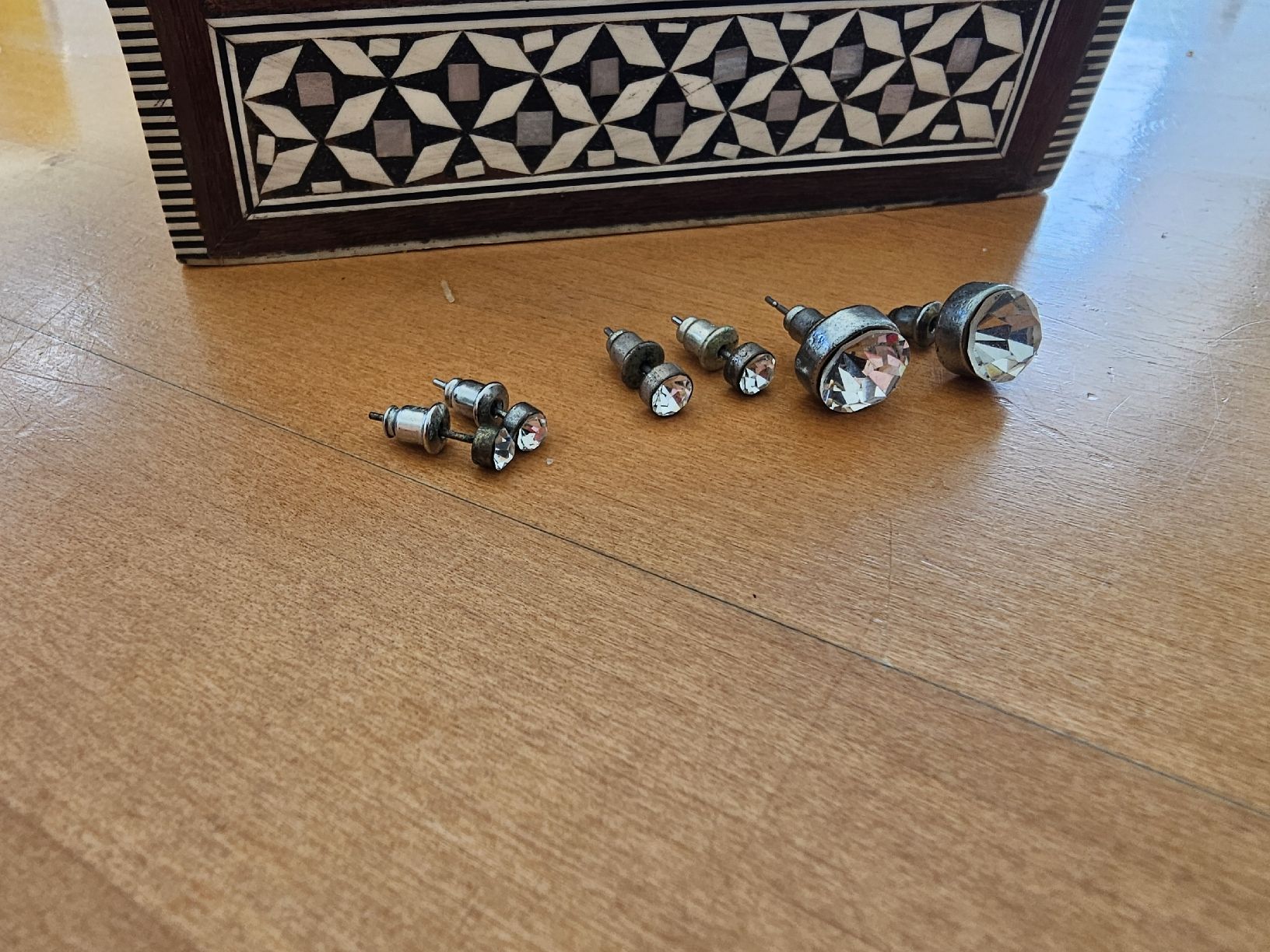 Orecchini pendenti & Orecchini a lobo: Schmuck-Set: Elegante Ohrringe. – Usato da Mels venduto da WendySchumacher