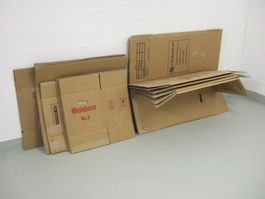 16 Zügelkartons, Umzugskisten, Kartonboxen