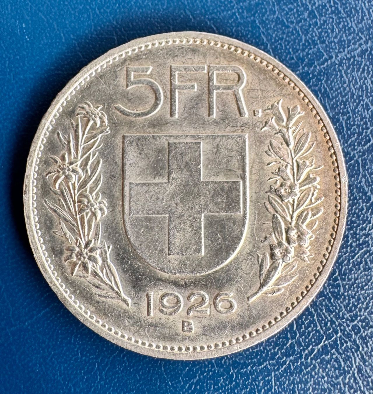 Tutti le monete: 5 Fr. Silbermünze 1926 B – Usato da Ebikon venduto da Dmasterx 1