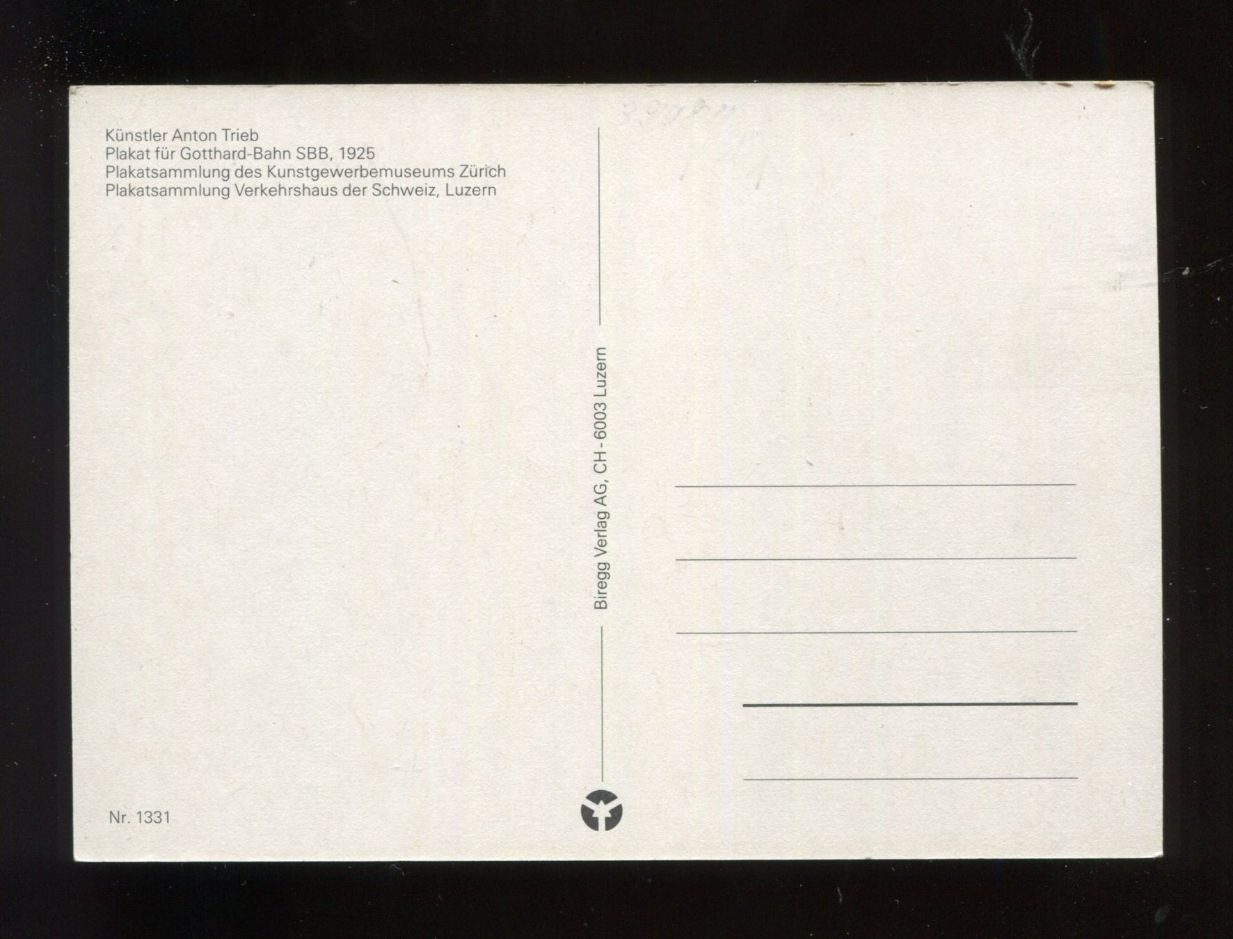 Cartes postales: Gotthardbahn, Künstlerkarte – D'occasion à Aarau par Elmaar41 1