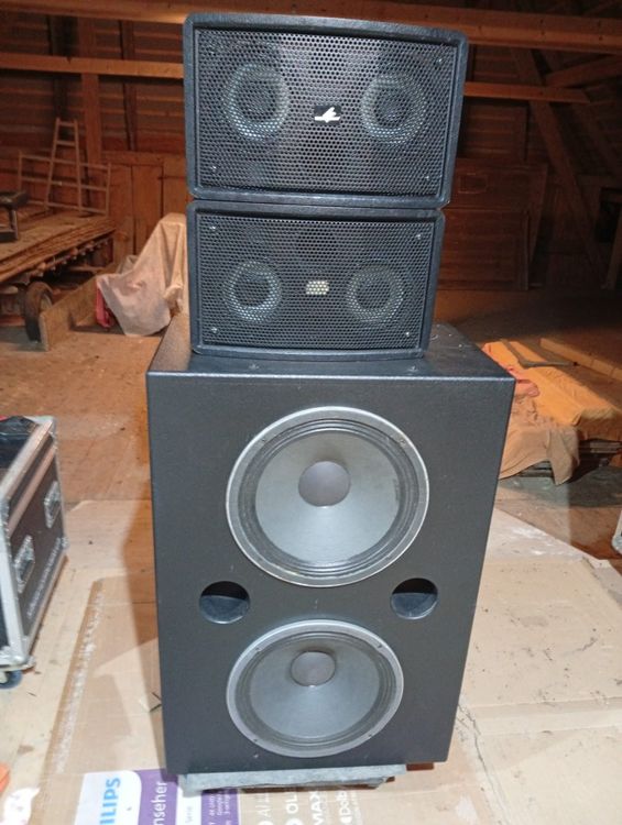 PA System - SUB 2x15 Zoll; Tops Monacor ESP 270P (Gebraucht) in ...