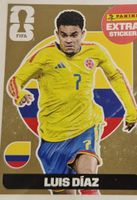 Panini sticker LUIS DIAZ Gold Colombia