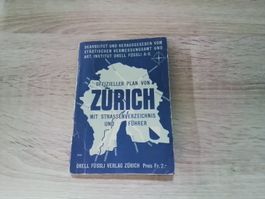 Offizieller Plan Zürich Strassenverzeichnis 1944 ab Fr. 1.-