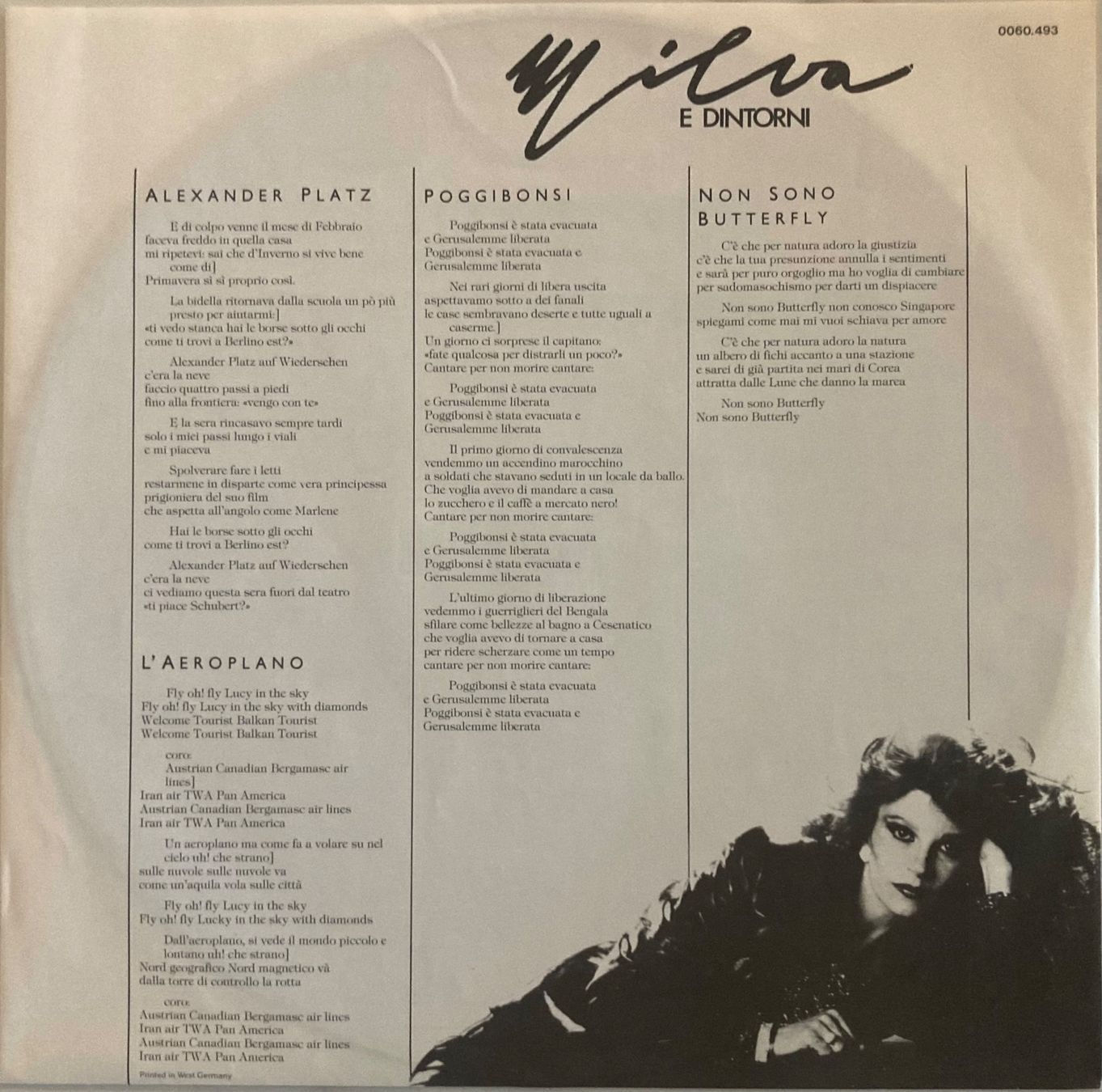 Schallplatten: MILVA - E DINTORNI – Gebraucht aus Poliez-Pittet von Newtown-Records 2