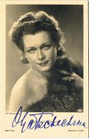 Olga Tschechowa 1897-1980 Autogramm Vintage Foto 9x14cm