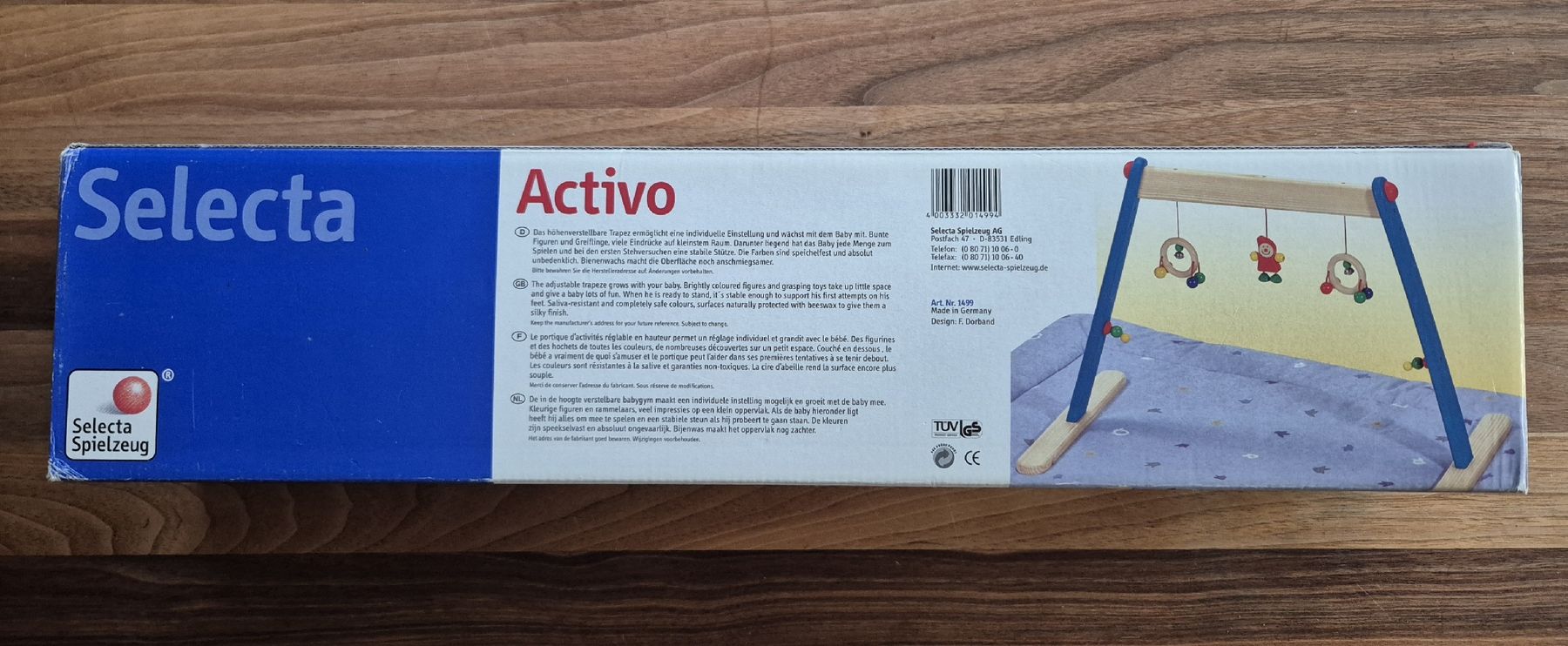 Selecta Giochi: Selecta Activo Baby-Trapez aus Holz – Usato da Domat/Ems venduto da ver_7q9b 3