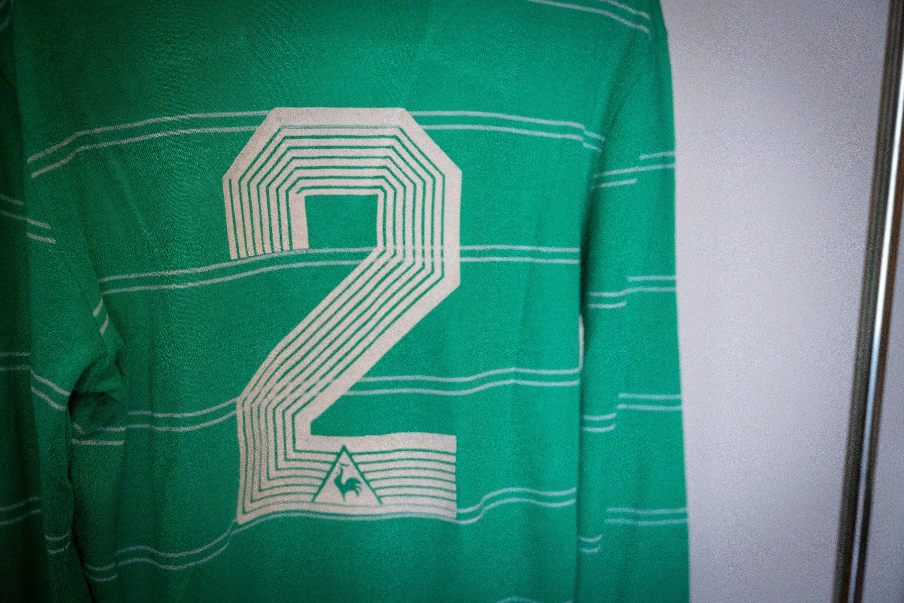 Le Coq Sportif Canottiere & Pantaloni: Maillot vintage Saint-Étienne 1981-1984 – Usato da Monthey venduto da gabpmd 5