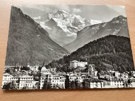 AK Interlaken mit Jungfrau, gel. 1960