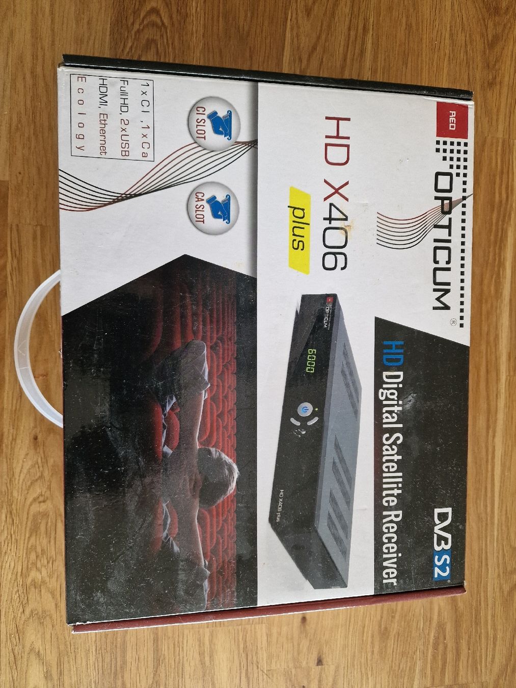Decoder satellitare HD Opticum X406p + tessera Tivusat (Usato) a ...