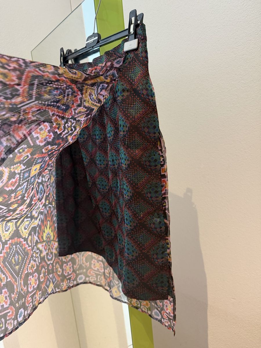 Dries Van Noten Gonne: Dries Van Noten Silk Wrap Skirt - Bohemian Pattern - Size 38 – Nuovo (secondo la descrizione) da Zürich venduto da Milo2021 6