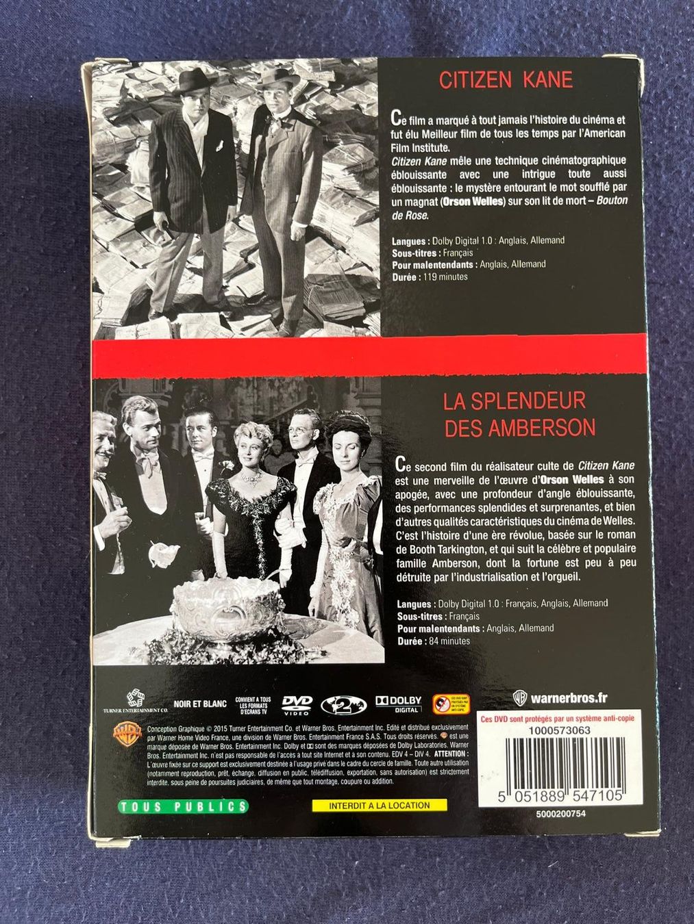 Tous les DVDs: Coffret DVD Orson Welles – D'occasion à Lausanne par FreddiesJoint 1