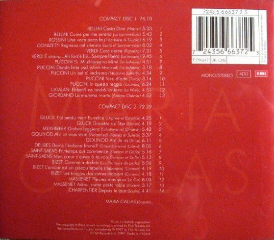 CD: Maria Callas - Primadonna assoluta – Usato da Grüningen venduto da azulblanco 1