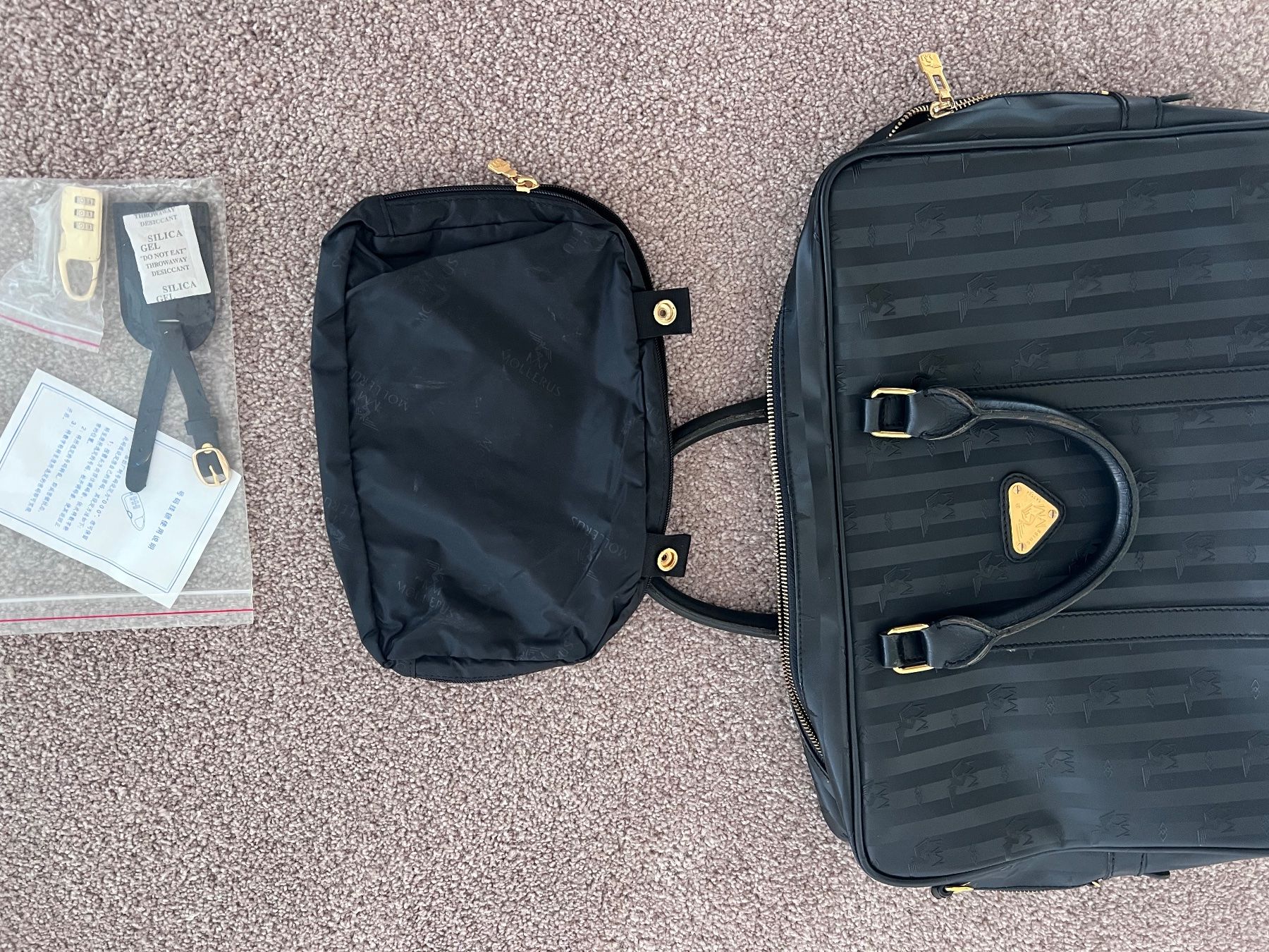 Maison Mollerus Borse: Möllerus Messenger Bag, Black Coated, Classic! – Usato da Baar venduto da kri_m7t2 8