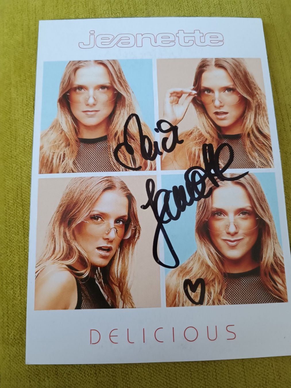 Autographes: Jeanette - handsigniert – D'occasion à Menziken par Autogramme