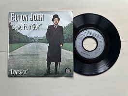 ELTON JOHN Kult Single Hit Song for guy Top Frankreich Top