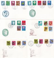 46 Stk. Pro Juventute FDCs, Sonderbriefe ab 1960
