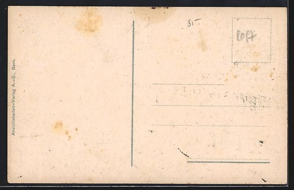 Cartoline postali: AK Thun, Blick auf die Kaserne – Usato da Berlin venduto da bartko-reher 1