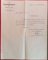Anton Erni 1858-1942 Autograph Luzern Politiker Nationalrat