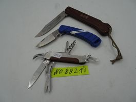 3er Set: Vintage Taschenmesser, Sammlermesser