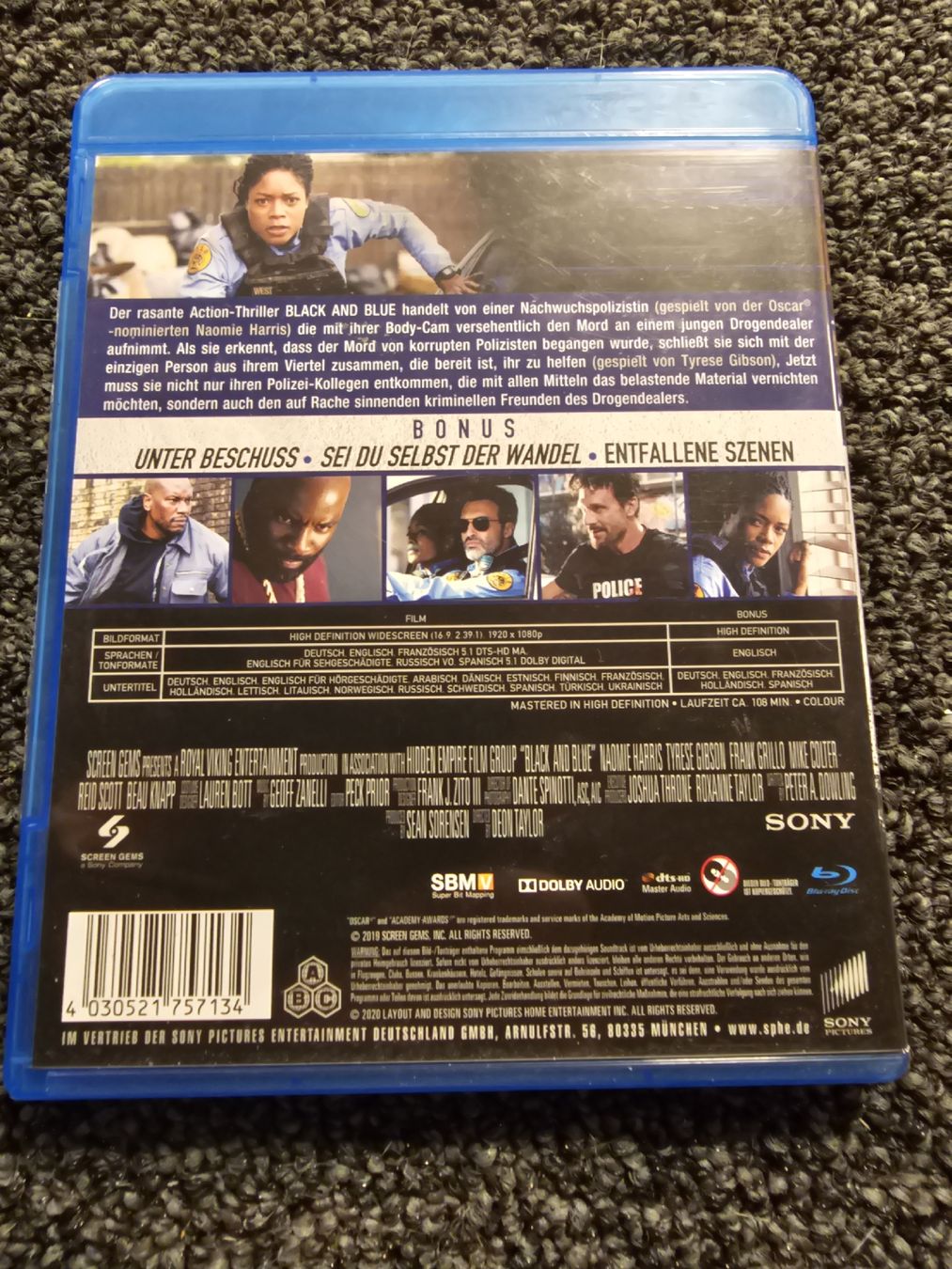 Tutti i DVDs: Blu-ray Black and Blue  – Usato da Ruswil venduto da jan_bxl5 1