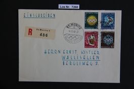 CH 1948 Brief sauber gestempelt, mit Sonderstempel  Los 7268