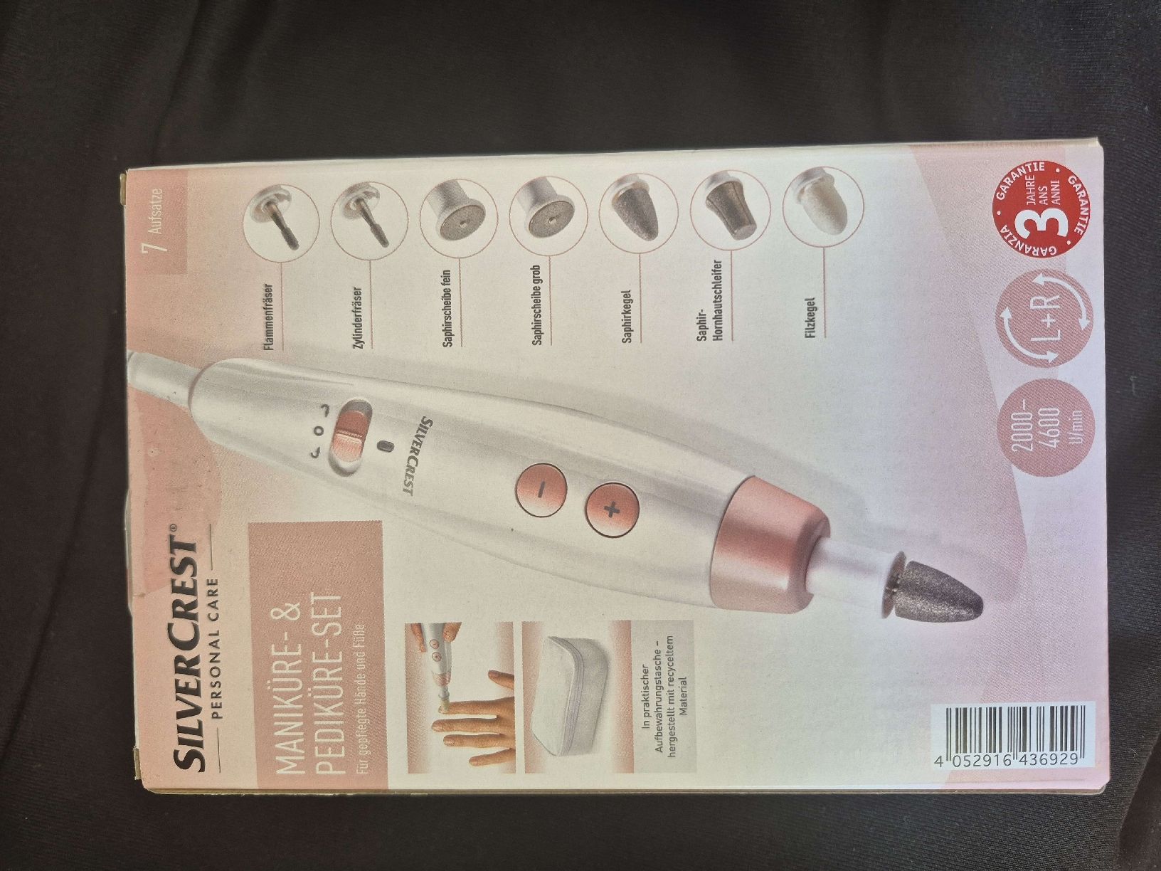 Manicure: Set manucure et pédicure Silvercrest - Soin complet! – Nuovo e nell'imballaggio originale da Villars-sur-Glâne venduto da snacks01