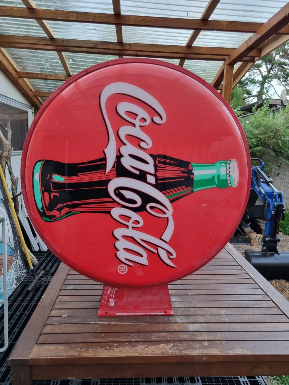 Métiers à tisser: Coca-Cola Werbetafel – D'occasion à Deitingen par RRD2010