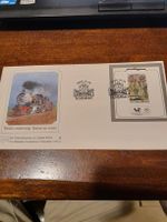 NDABAKAZI 1989 - Rare enveloppe philatélique Afrique train