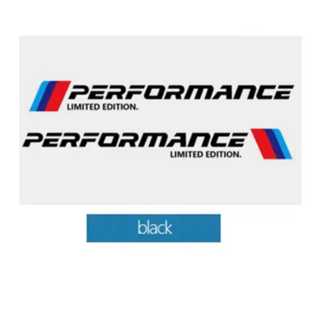 Aufkleber: BMW M Performance Kleber 50 cm Lang Schwarz NEU  2er Set – Neu und originalverpackt aus Balsthal von D.K.Autoteile8 1