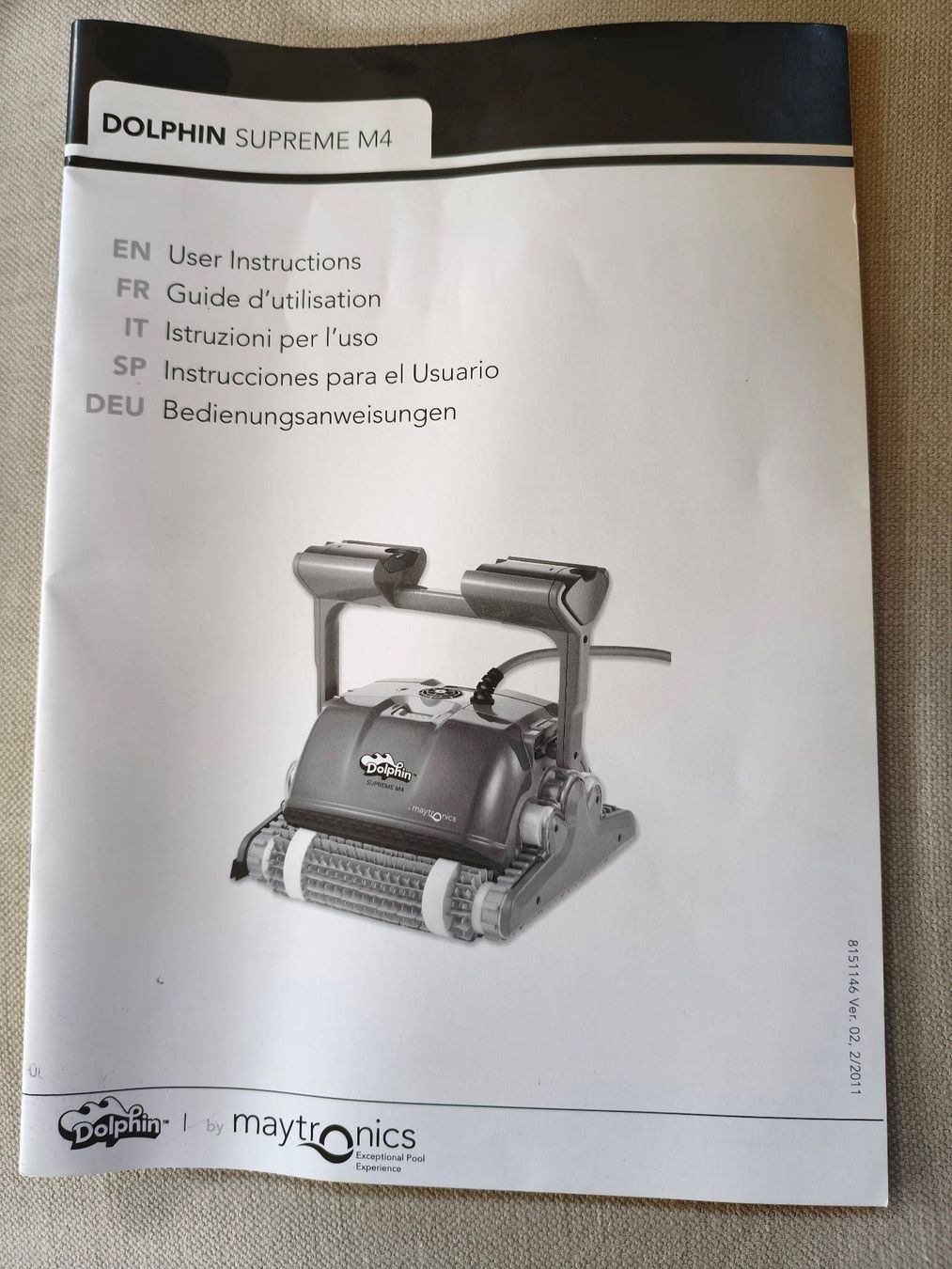 Dolphin Accessoires de piscine: Dolphin Supreme M4 Pool Roboter inkling. Caddy – D'occasion à Losone par chr_jrc8
