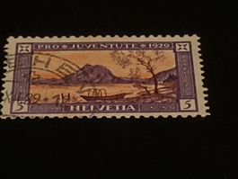 Luganersee PJ ZNr. J49 - 1929 Stempel Riehen