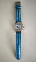 Madison (New York) Armbanduhr in blau - mit neuer Batterie!