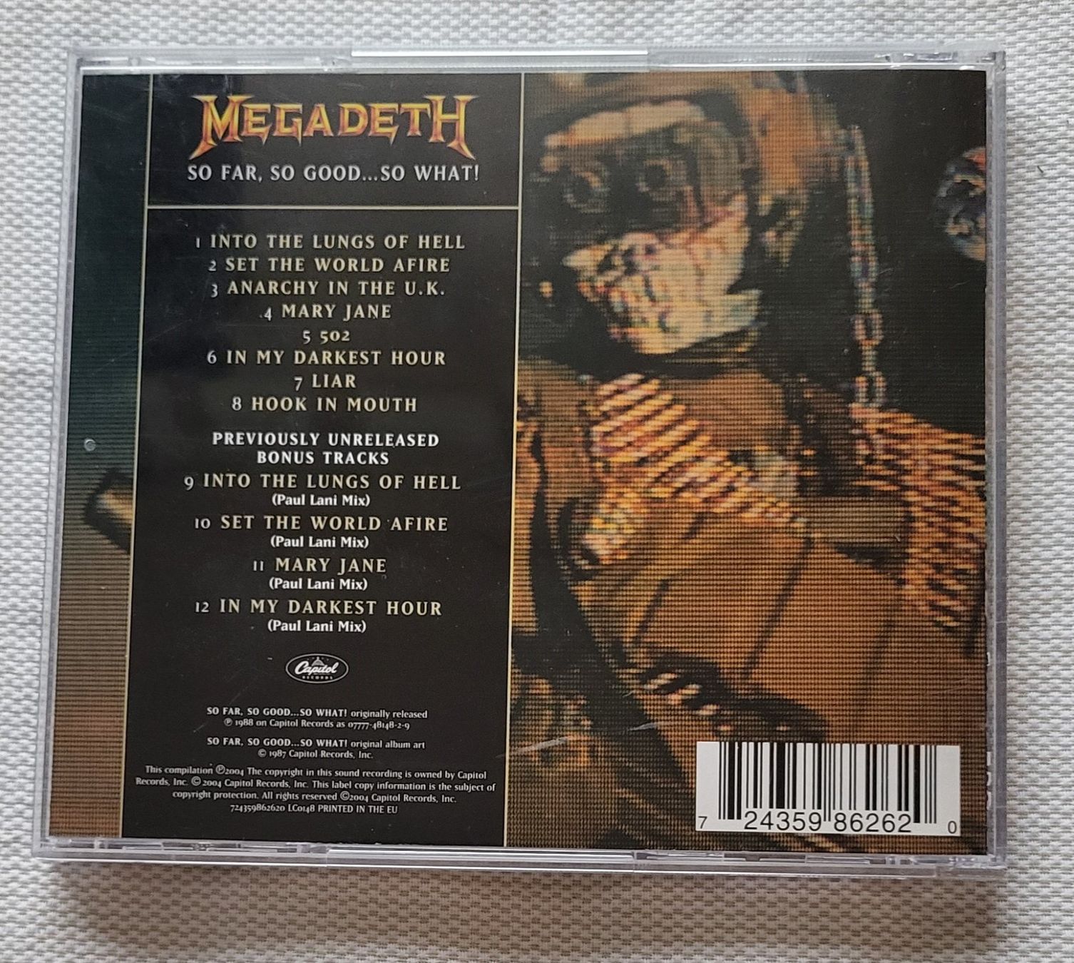 CDs: Megadeth - So far, so good, so what! – Gebraucht aus Villars-sur-glane von  1