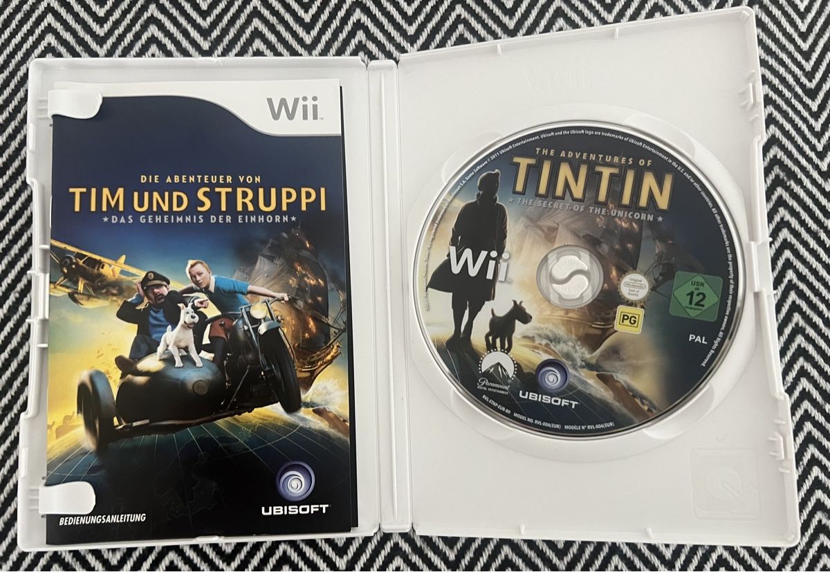 Nintendo Giochi: Die Abenteuer von Tim & Struppi Wii – Usato da Opfikon venduto da Luis144 2