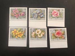 Österreich Blumen Serie 1964 **  mit Tab (2392)