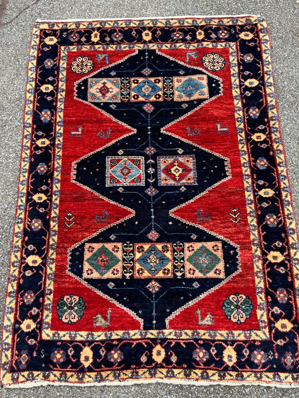 Tappeti: Extrem feine schöne Perfekte Kashkuli Perserteppich 118x84cm – Usato da Steinhausen venduto da Super05
