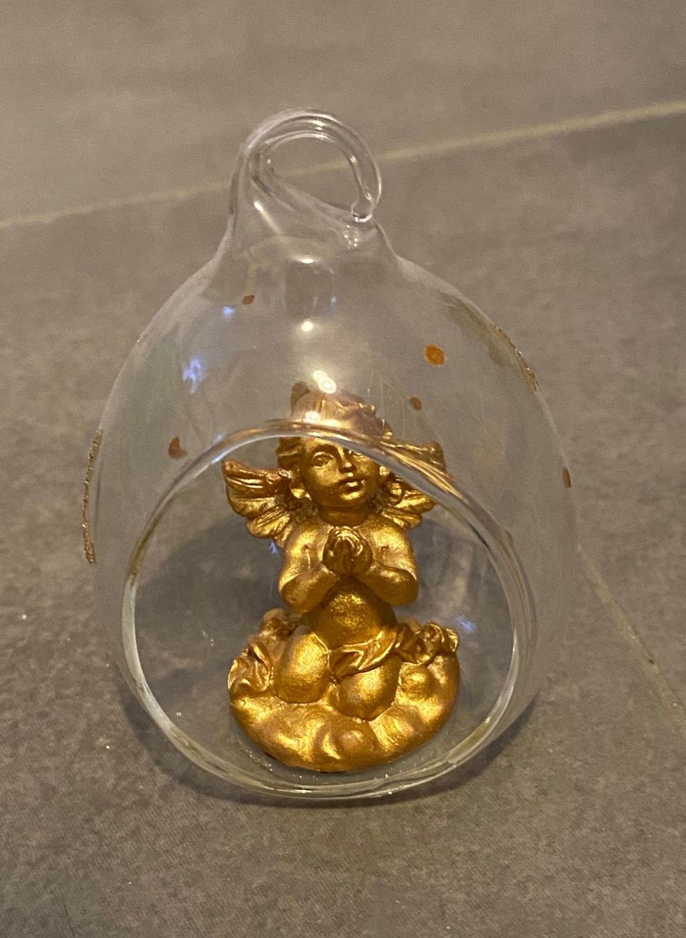 Statuette: GOLDENGEL IN KUGEL CA.7CM, AUS SAMMLUNG – Nuovo (secondo la descrizione) da Bad Ragaz venduto da Schtupsi 1