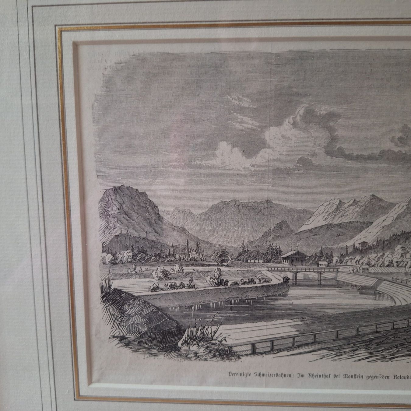 Poster & Bilder: Altes Bild, Vereinigte Schweizerbahnen – Gebraucht aus Winterthur von Goldpipau 2