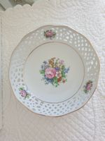Gebäckteller, Sammelteller, Präsentierschale Porzellan Rosen