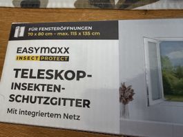 TELESKOP-INSEKTEN-SCHUTZGITTER neu!