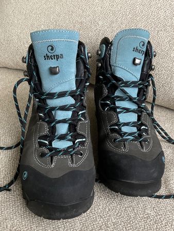 Sherpa Ortholite Wanderschuhe Gr 39 grau/anthrazit