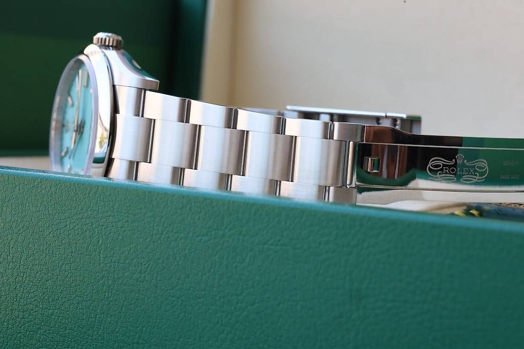Rolex Orologi: Rolex Oyster Perpetual 36mm Tiffany – Usato da Wollerau venduto da RekociTimepieceGmbH 2
