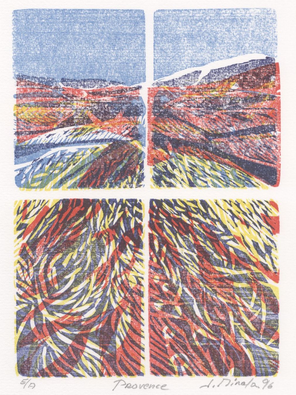 Libri: MINALA Jacques, 1940  - "Provence" - Gravure s/bois 1996 – Nuovo (secondo la descrizione) da Biel/Bienne venduto da 07helios032