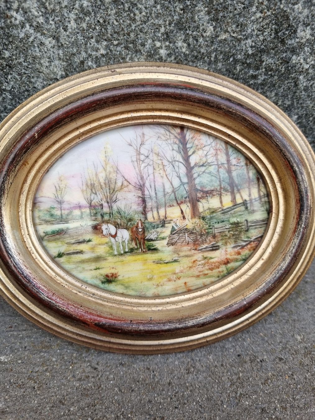 Dipinti: Limoges porcellane bild signed – Usato da Ostermundigen venduto da vintage60 1