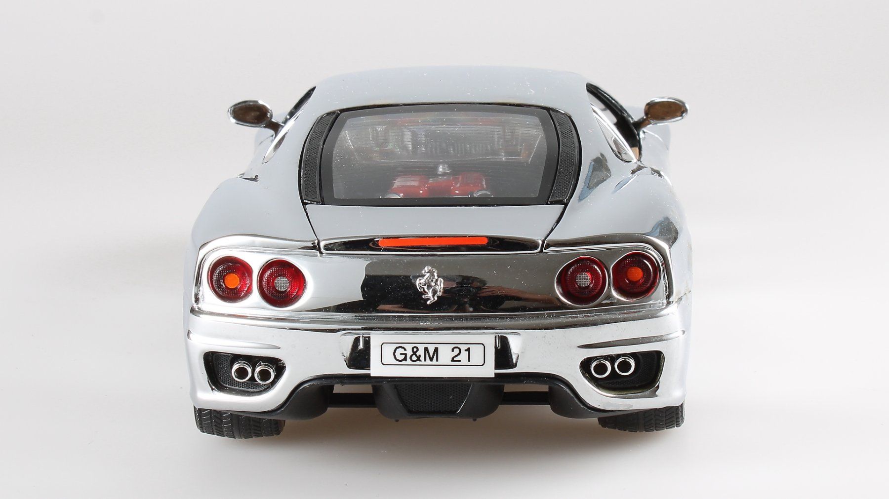 Bburago Modellini d'auto: Ferrari 360 Modena Chrom !! – Usato da Gossau SG venduto da mifab 4