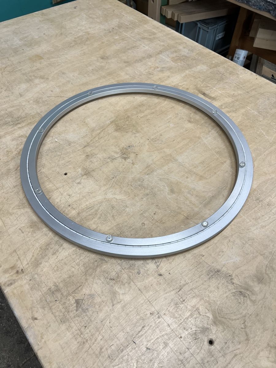 Ferramenta: Drehscheibe, Drehteller, 60cm Durchmesser, Alu mit Kugeln – Nuovo (secondo la descrizione) da Perlen venduto da Chregle1